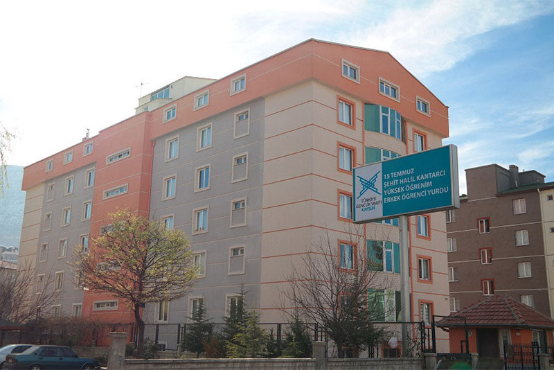TÜGVA KAYSERİ 15 TEMMUZ ŞEHİT HALİL KANTARCI ERKEK YURDU